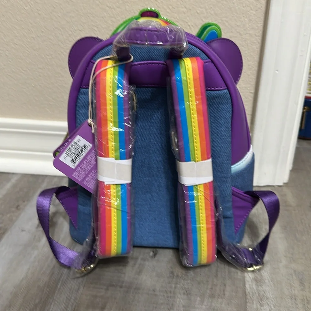 BNWT loungefly backpack Lisa Frank panda painter - Picture 2 of 5